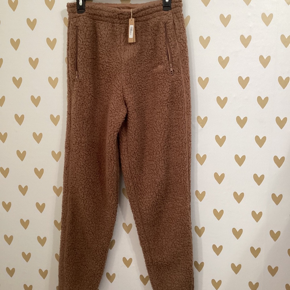 Skims teddy Tiger Eye Joggers NWT